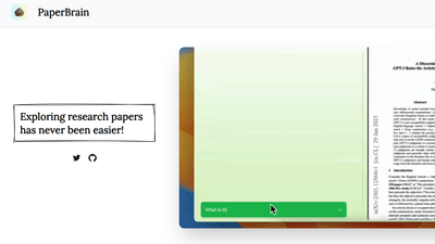 PaperBrain - for Exploring and Understanding Research Papers