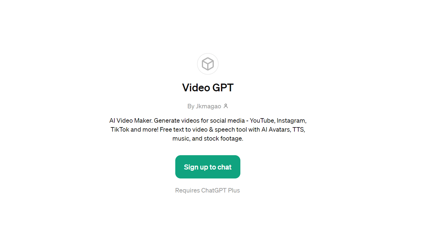  Video GPT - AI Video Maker