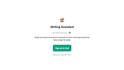 Writing Assistant - Improve Your Writing
