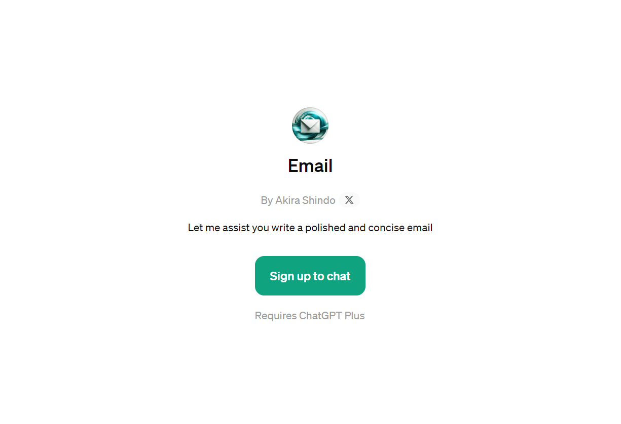 Email GPT - Craft Polished and Concise Emails