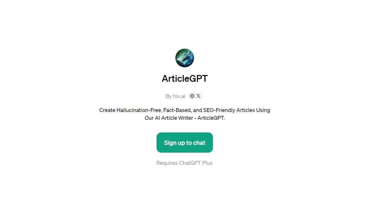 ArticleGPT - Create Hallucination-Free, SEO-Friendly Articles