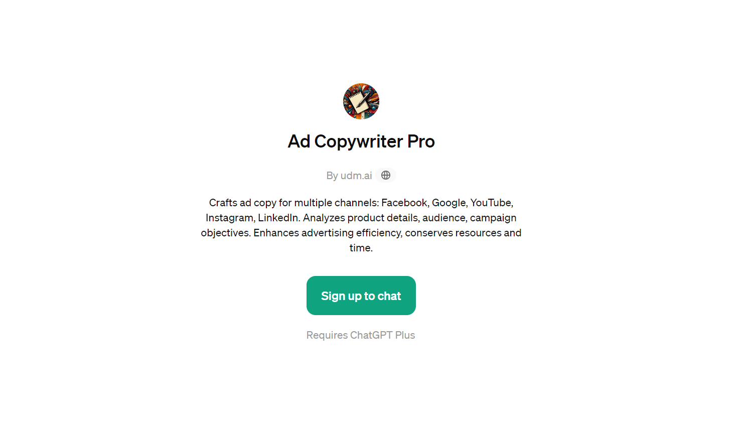 Ad Copywriter Pro - Generate Ad Copy 