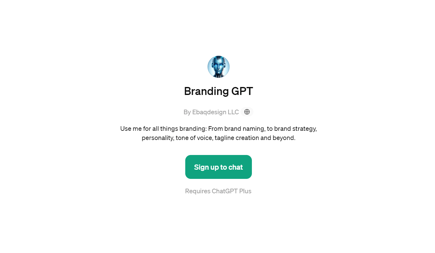 Branding GPT - for All Your Branding Needs
